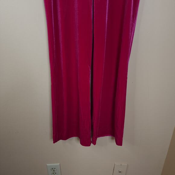 Six/Fifty Adeline Velour Raspberry Pant Women’s Size S - Picture 2 of 11
